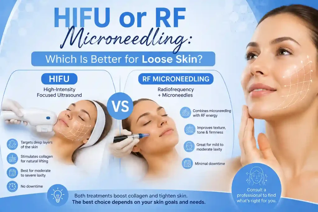 Lost the Weight but Not the Loose Skin? What You Should Know 2 HIFU or RF Microneedling: Which Is Better for Loose Skin Winslow?